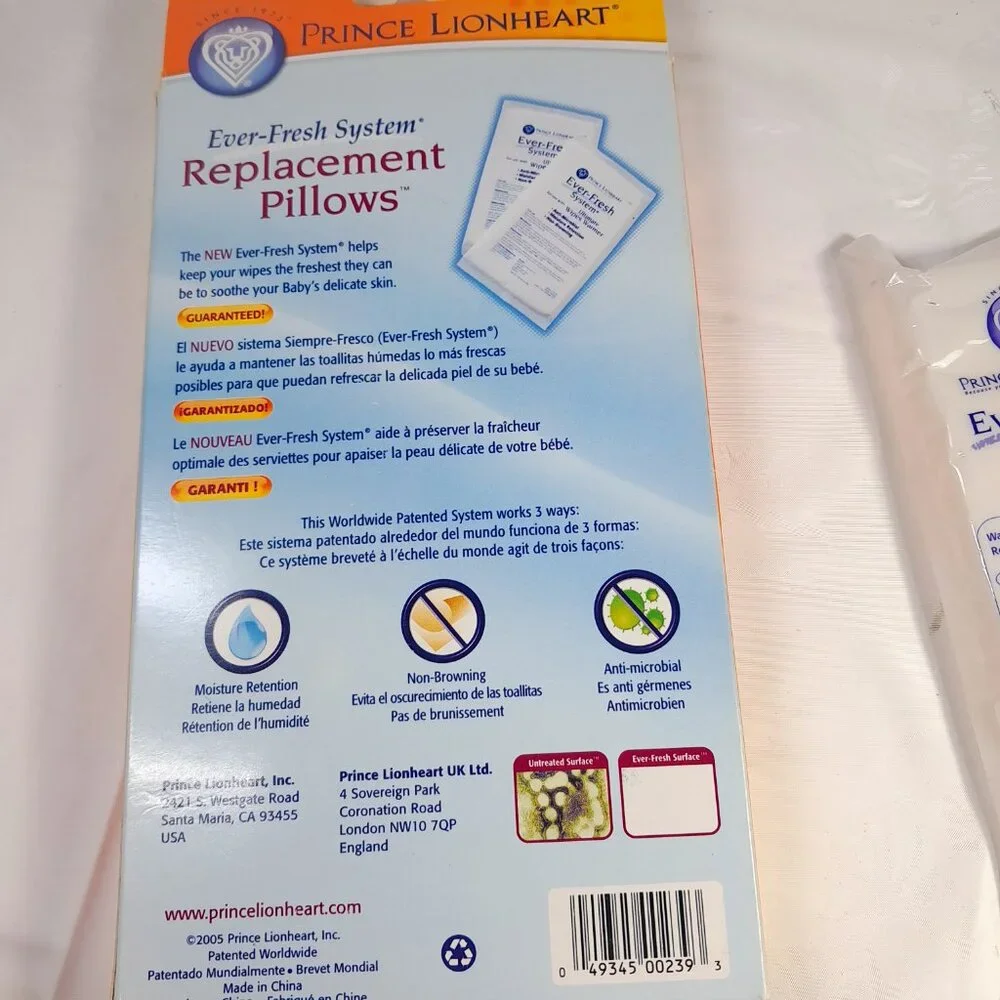 Prince Lionheart EverFresh System Replacement‎ Pillow for Wipe Warmers 0239 READ